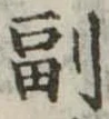 副の位置