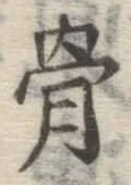 文字骨