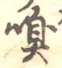 嗅の位置