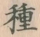 글자 種