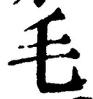 글자 毛