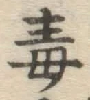 글자 毒