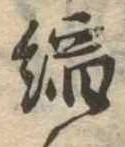 縮の位置