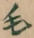 글자 毛