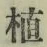 글자 植