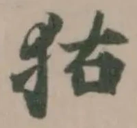 狜の位置