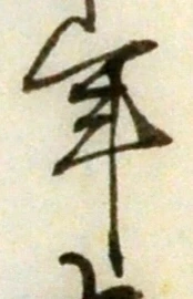 글자 年