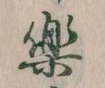楽の位置