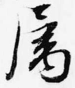 属の位置