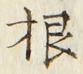 文字根