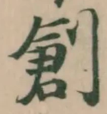 創の位置