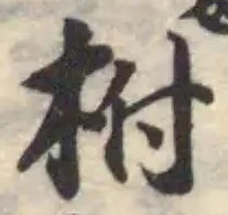 Đã định vị 柎