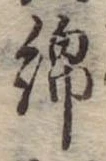Đã định vị 綿