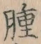 글자 腫