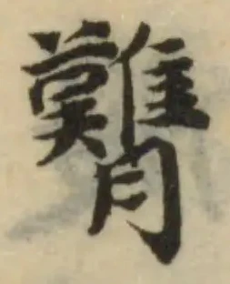 Đã định vị 臡