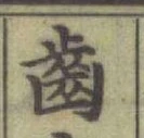 文字齒
