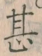 글자 甚