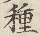 글자 種