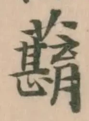 蘛の位置