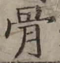 글자 骨