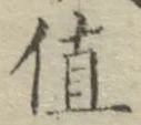 文字値
