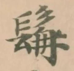 髯の位置