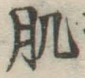 文字肌