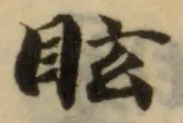 眩の位置