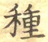 글자 種