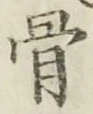 글자 骨