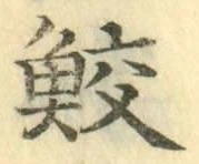 Chữ 鮫