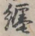 纏の位置
