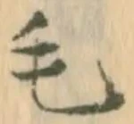 글자 毛
