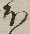 𛃀の位置