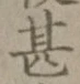 글자 甚