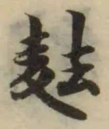 麮の位置