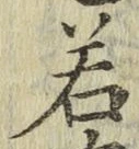 글자 若