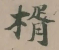 楈の位置