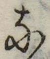 𛂁の位置