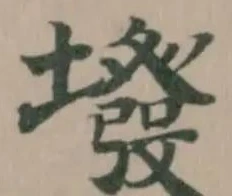墢の位置