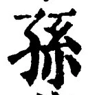 글자 孫