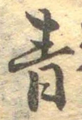 青の位置