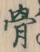 글자 骨