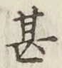 글자 甚