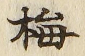 Chữ 梅