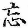 忘の位置