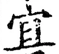 Chữ 宜