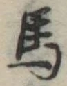 馬 위치 확인됨