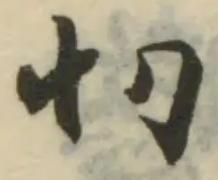 忉の位置