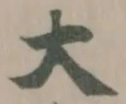 大の位置